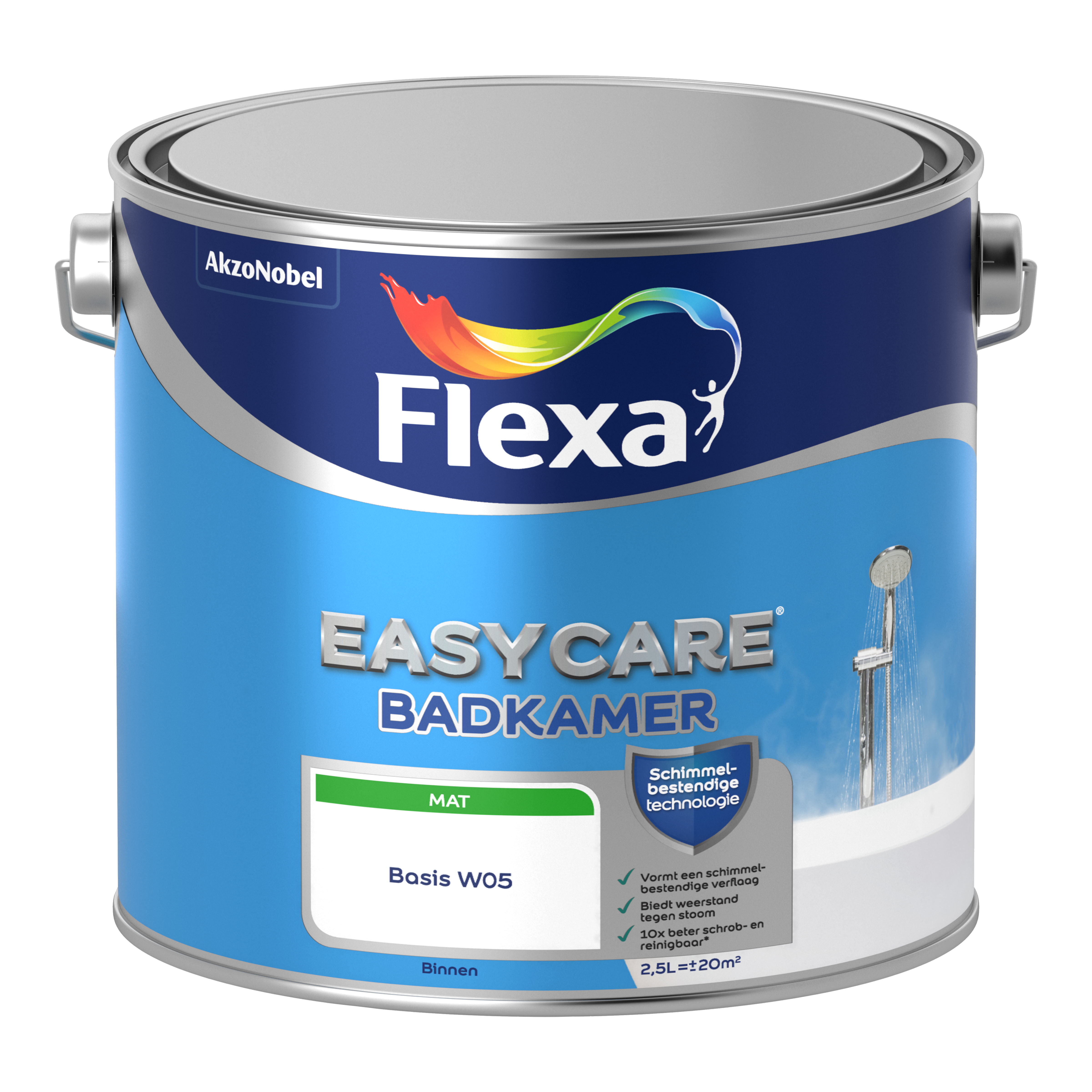 gebaar Zogenaamd Gedeeltelijk Flexa Easycare Muurverf Badkamer | Flexa badkamerverf