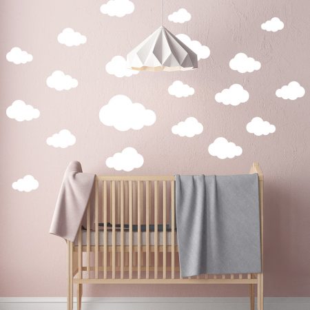 babykamer wolken