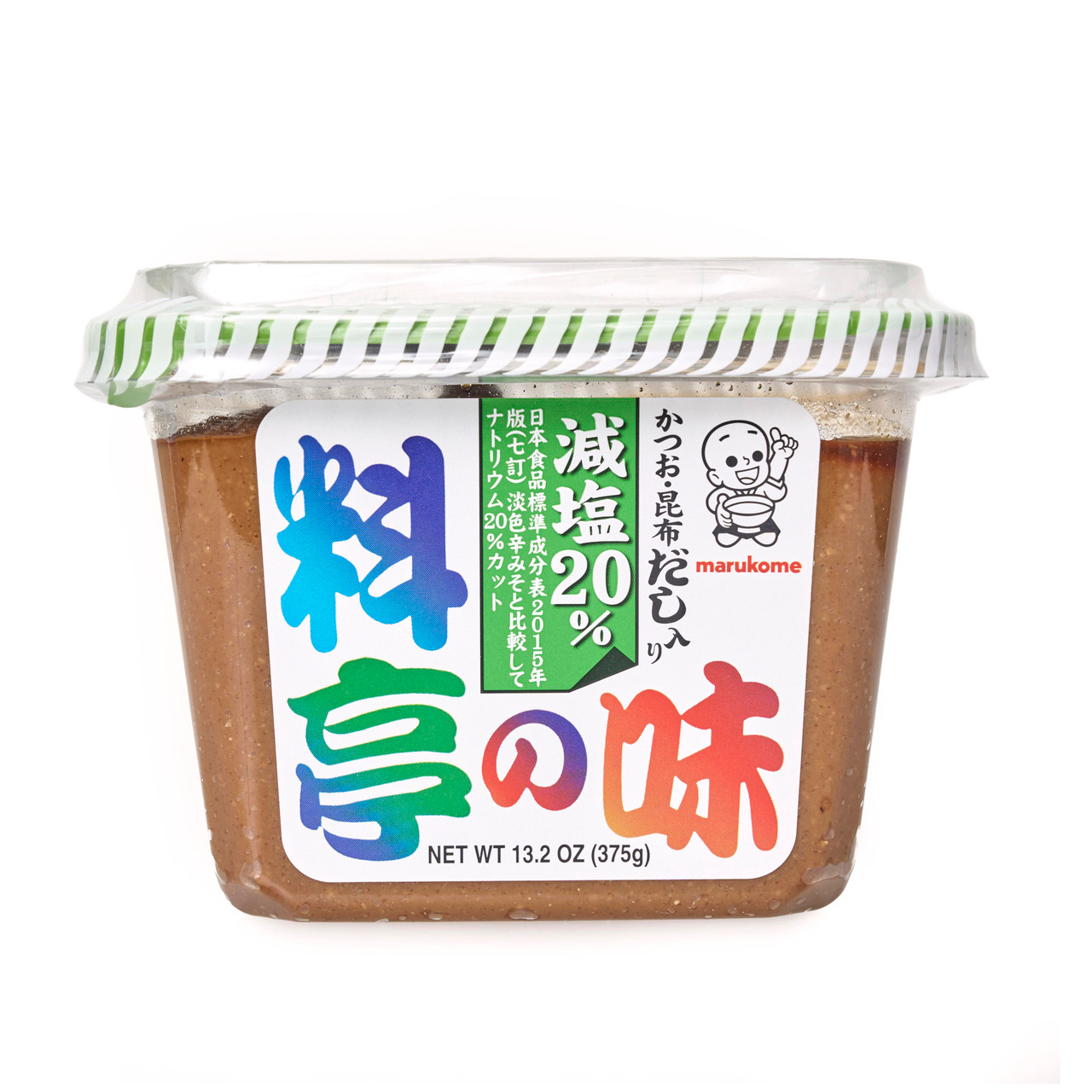 Marukome Reduced Salt Miso With Dashi - 375 g - ジャパンセンター