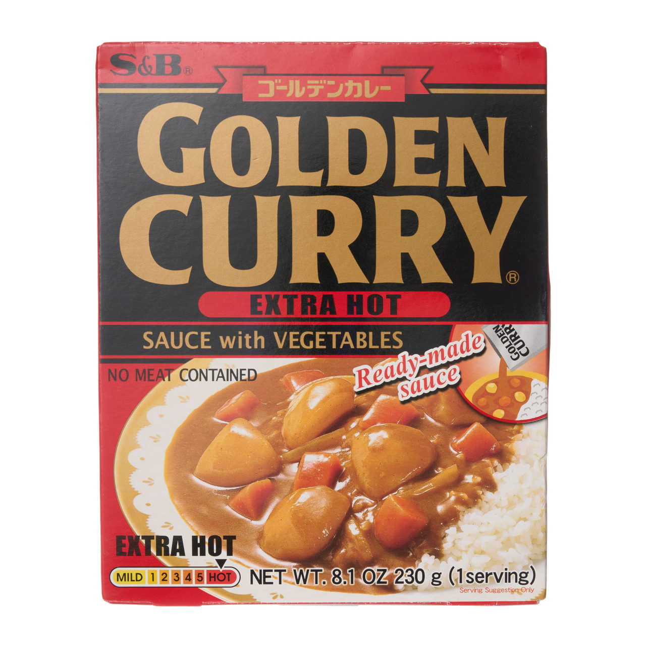 S&B Golden Curry, Medium Hot - 220 g, 12 servings - Japan Centre