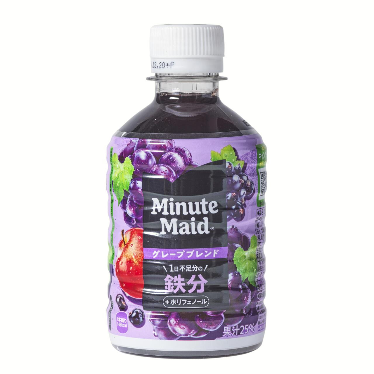 Coca Cola Minute Maid Grape Blend Iron - 280 ml - ジャパンセンター