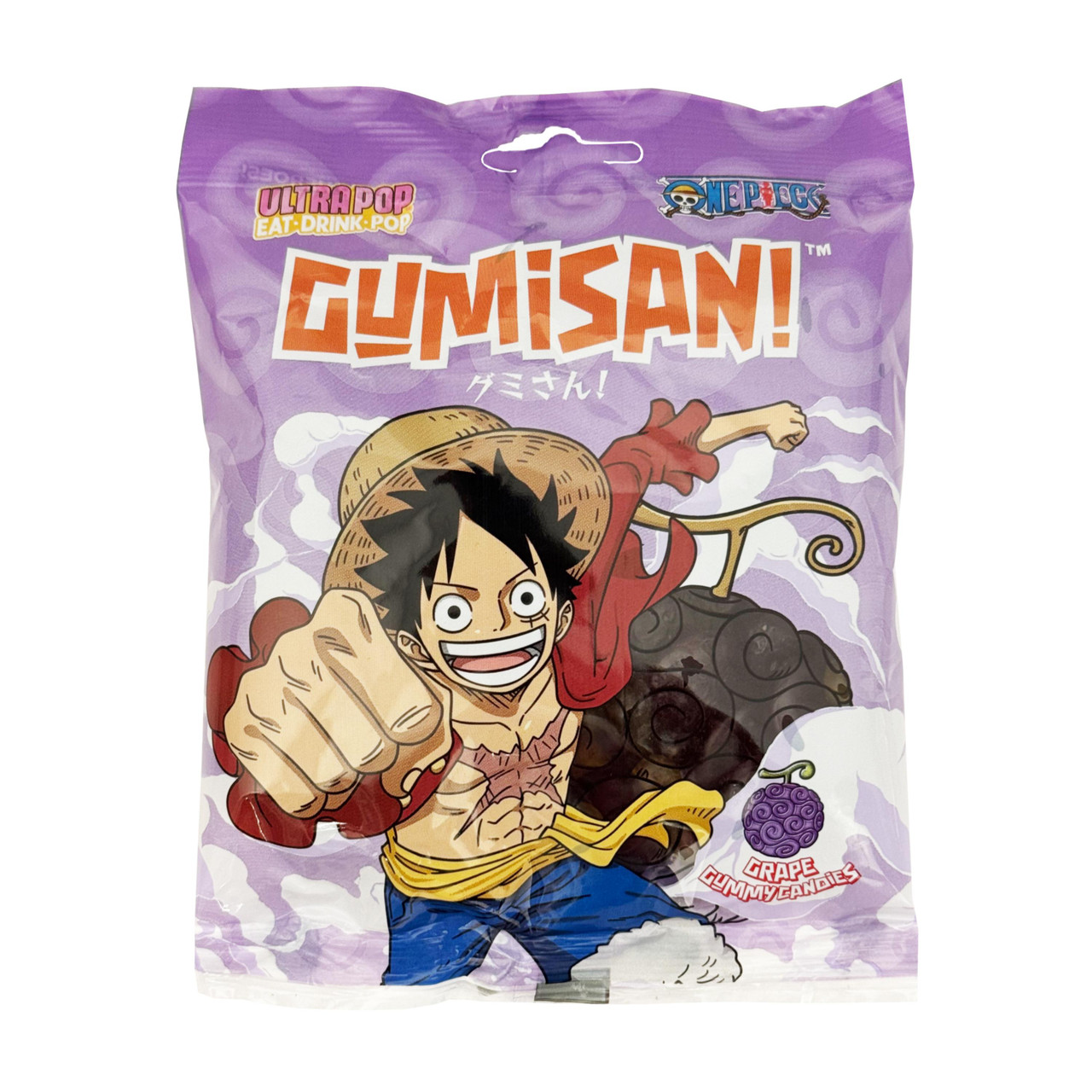 One Piece Ultra Pop Gumisan Luffy Grape Flavoured Gummy