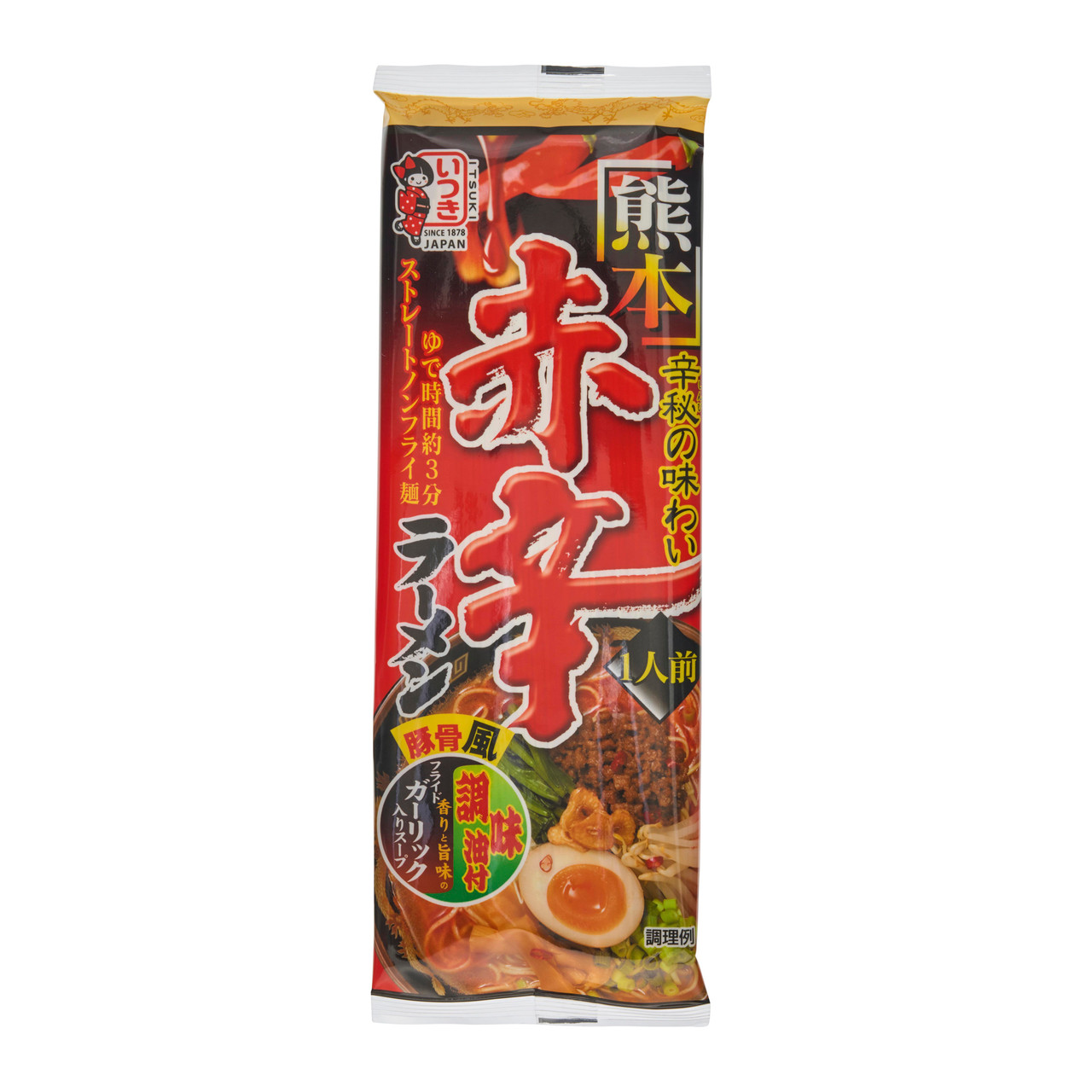 Itsuki Kumamoto Style Red Hot Spicy Ramen (Akakara) - 103 g