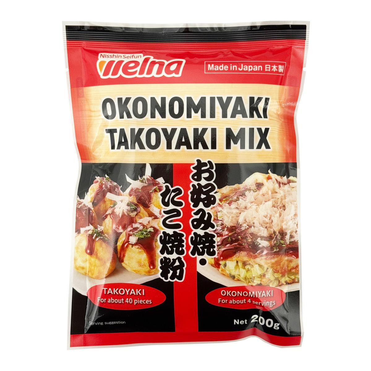 Nissin Seifun Welna Okonomiyaki Takoyaki Mix - 200 g - ジャパン 