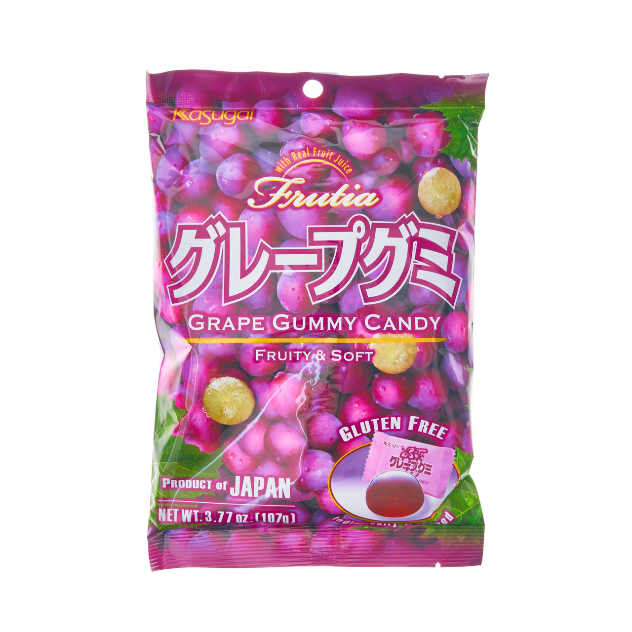 Kasugai Grape Gummy Candy - 107 g - ジャパンセンター