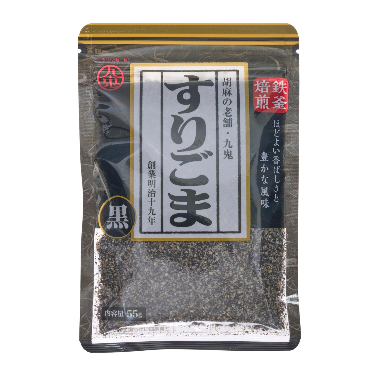 Kuki Ground Black Sesame Seeds - 55 g - ジャパンセンター