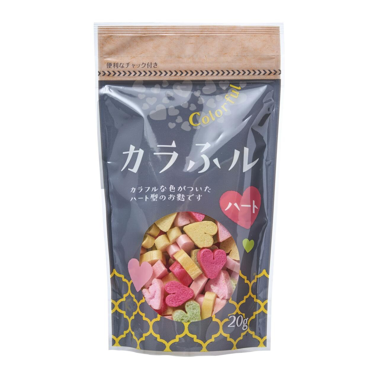 Gluten　Shaped　Wheat　g　20　Honpo　Hitachiya　Heart　Colourful　ジャパンセンター