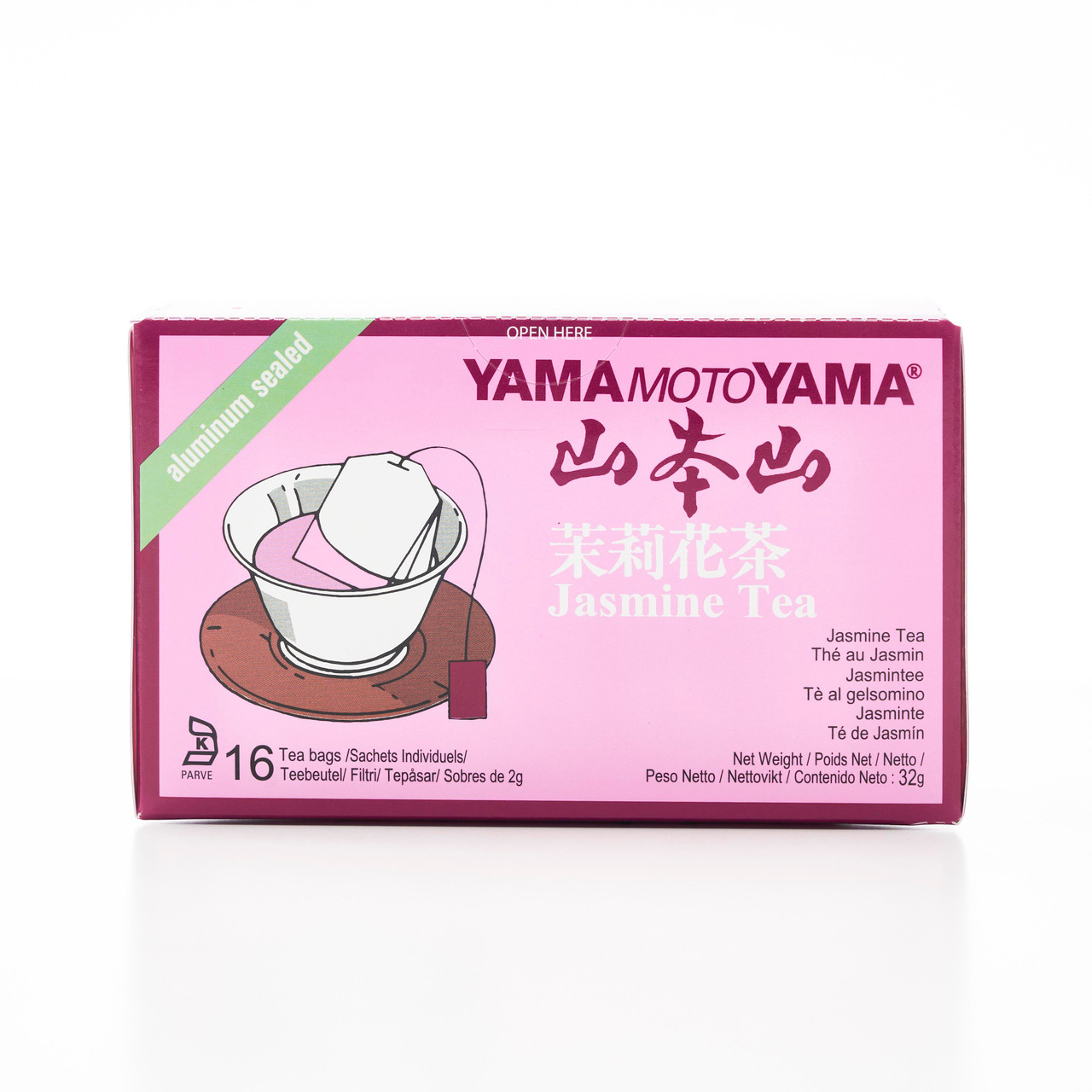 Yamamotoyama Jasmine Tea Bags - 32 g, 16 teabags - ジャパンセンター