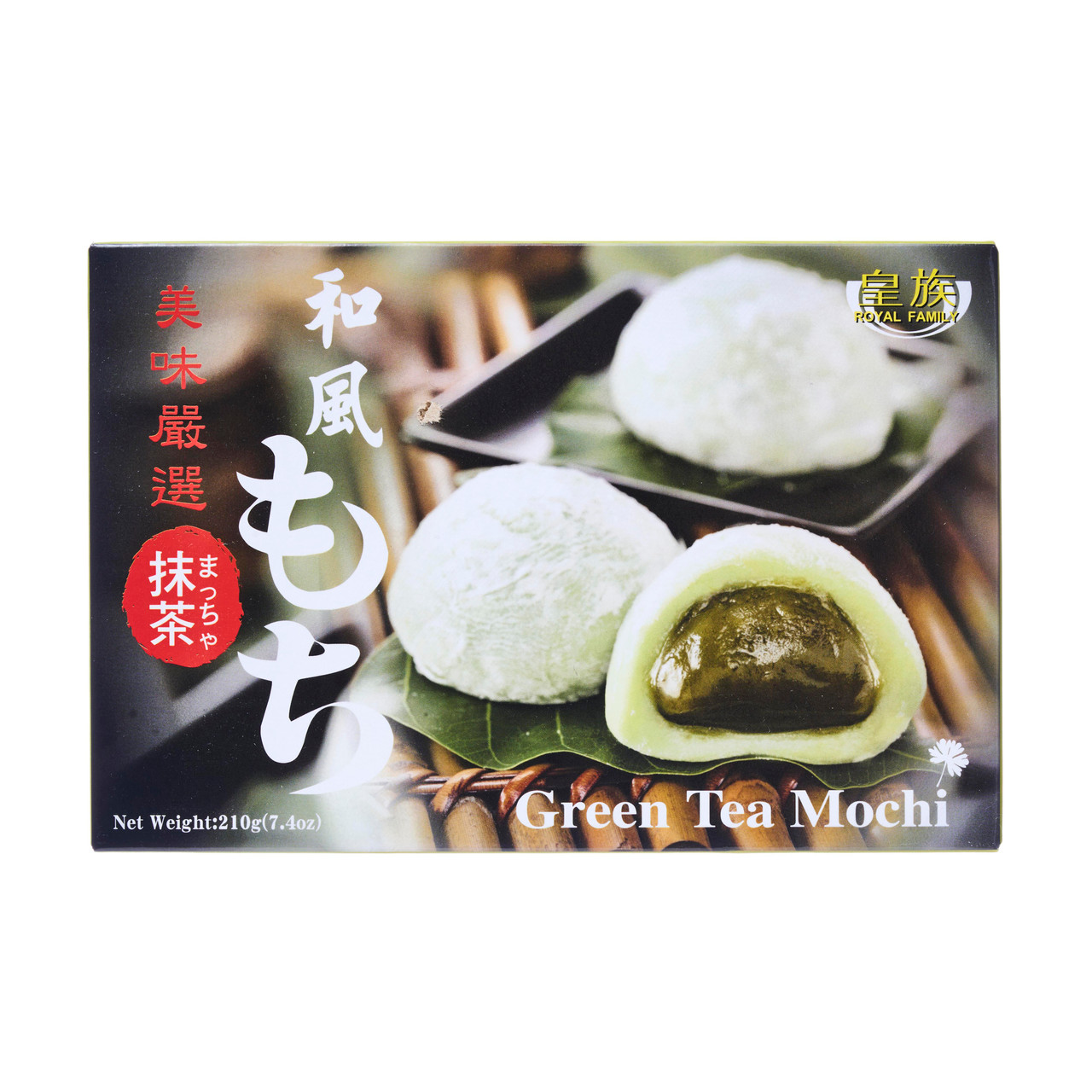 Royal Family Green Tea Mochi - 210 g, 6 pieces - ジャパンセンター