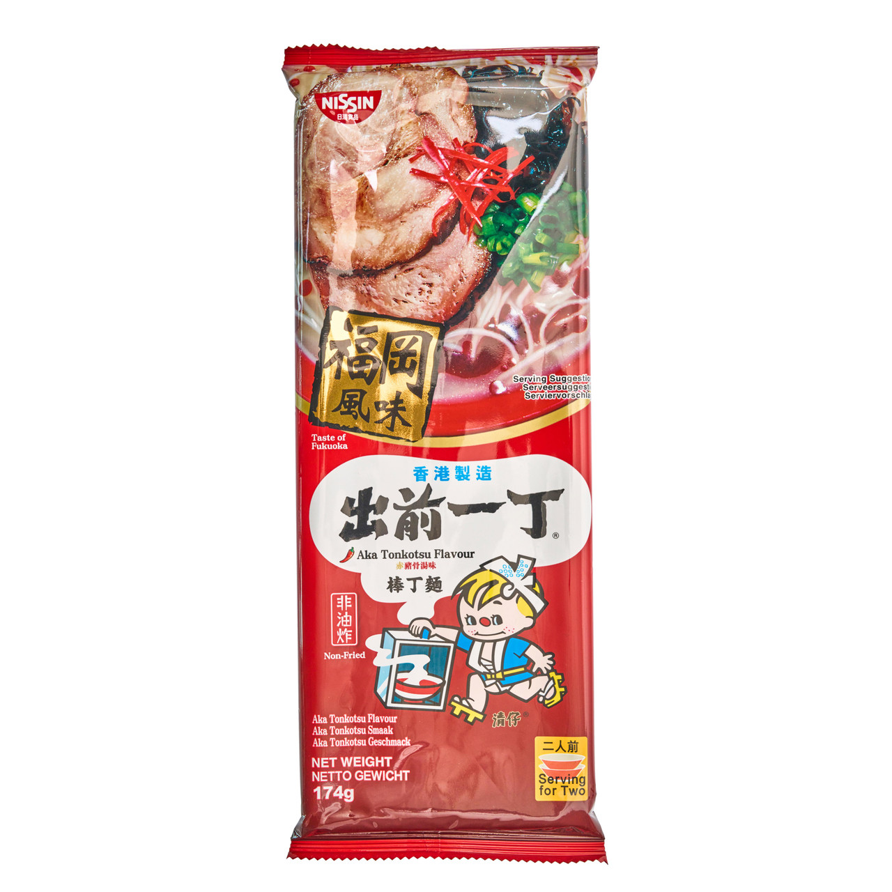 Nissin Demae Iccho Taste of Fukuoka Aka Tonkotsu Flavour Ramen