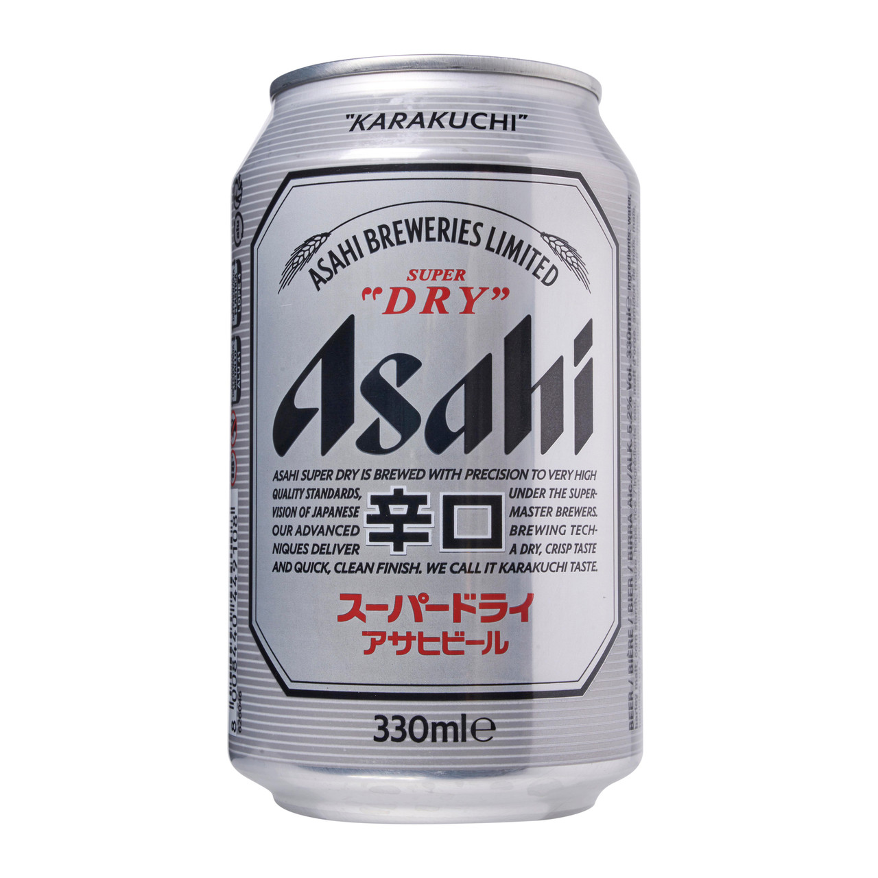 Asahi Super Dry Beer - 330 ml - ジャパンセンター