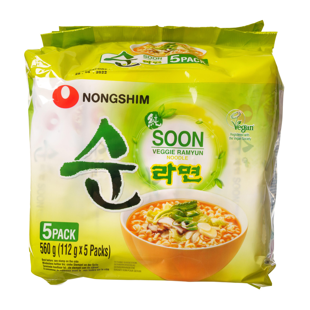 Buy Nongshim Soon Veggie Ramen (4 pack)