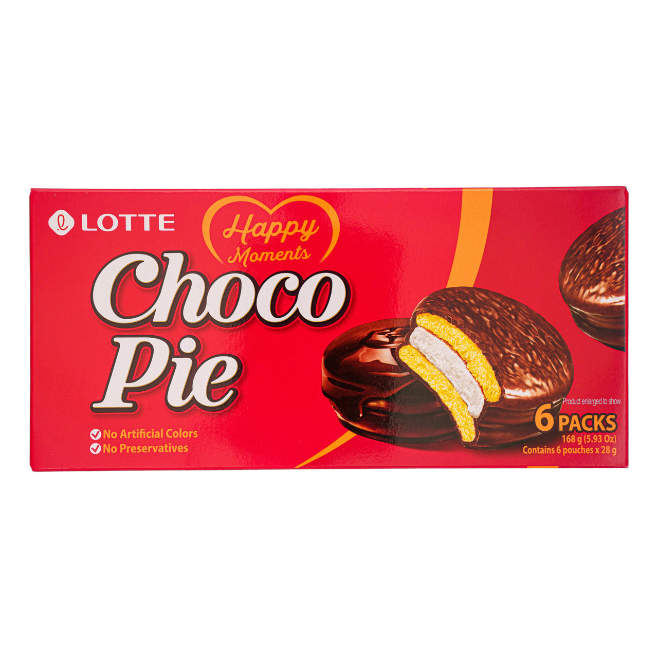 Korean Lotte Choco Pie Cake Desert Chocolate Covered 1 BOX 12 PCS * USA  SELLER | eBay