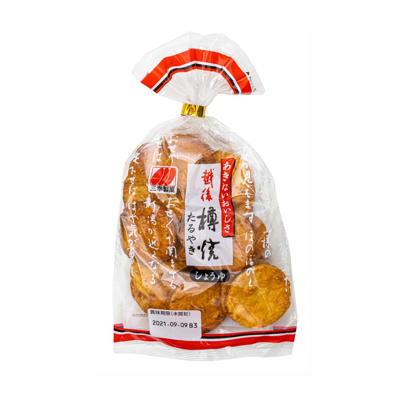 送料無料 三幸製菓 越後樽焼 旨み塩 86g×12個