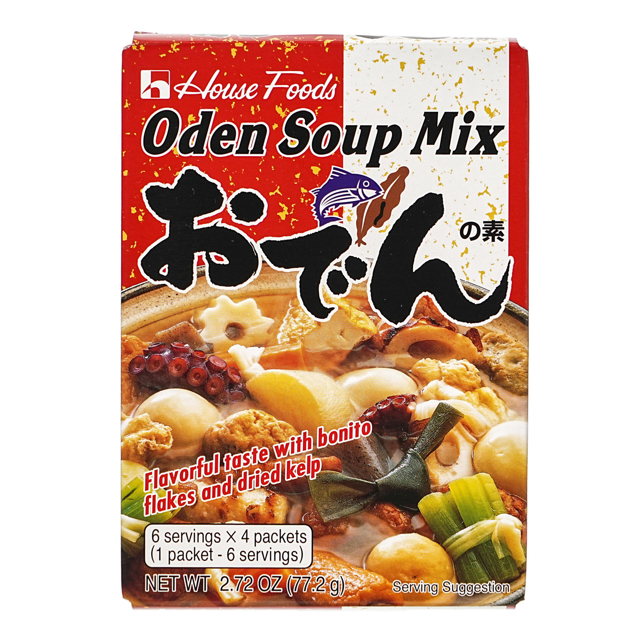 House Instant Oden Soup Stock - 77 g, 4 sachets - ジャパンセンター