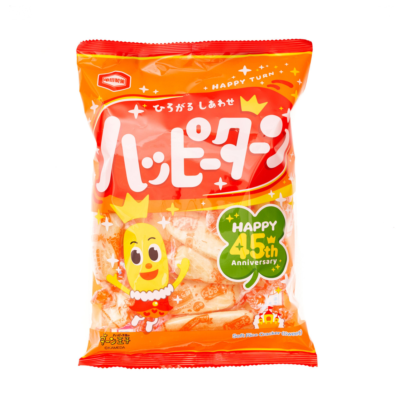 Kamedaseika Happy Turn Soft Rice Crackers - 96 g - ジャパンセンター
