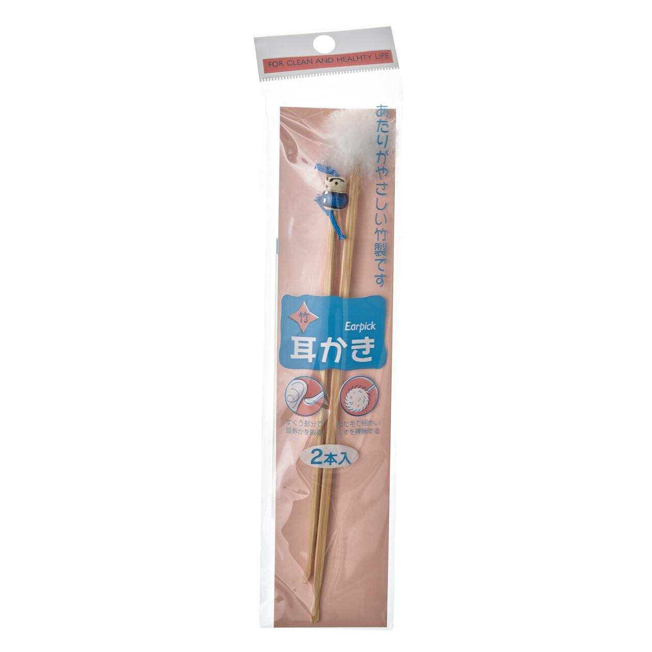 Maruki Couple's Mimikaki Ear Picks Set With Cotton Duster - 10 g