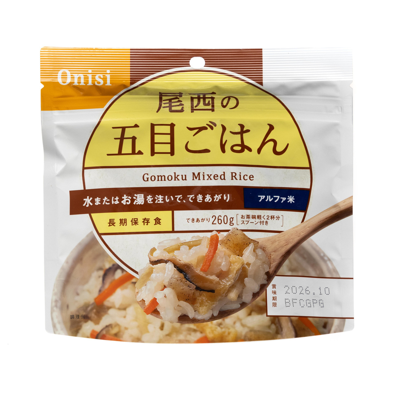 g　Onisi　Foods　Instant　Gomoku　100　Mixed　Vegetable　Rice　ジャパンセンター