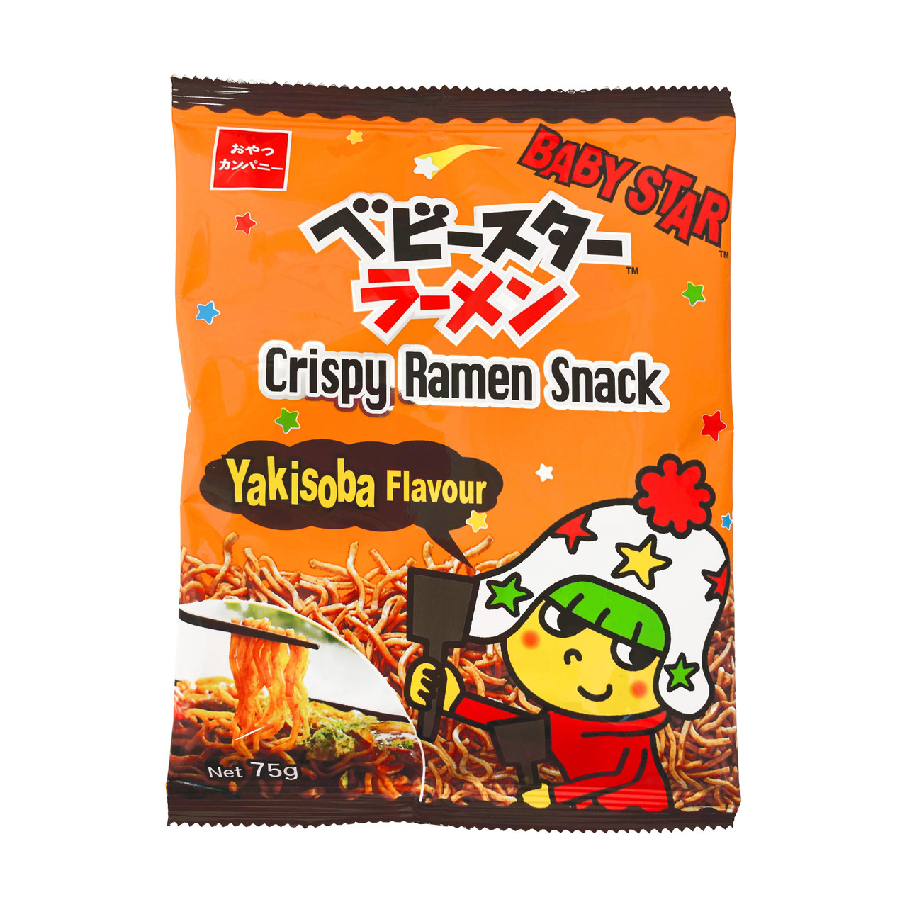 Oyatsu Baby Star Yakisoba Flavour Crispy Ramen Noodle Snacks