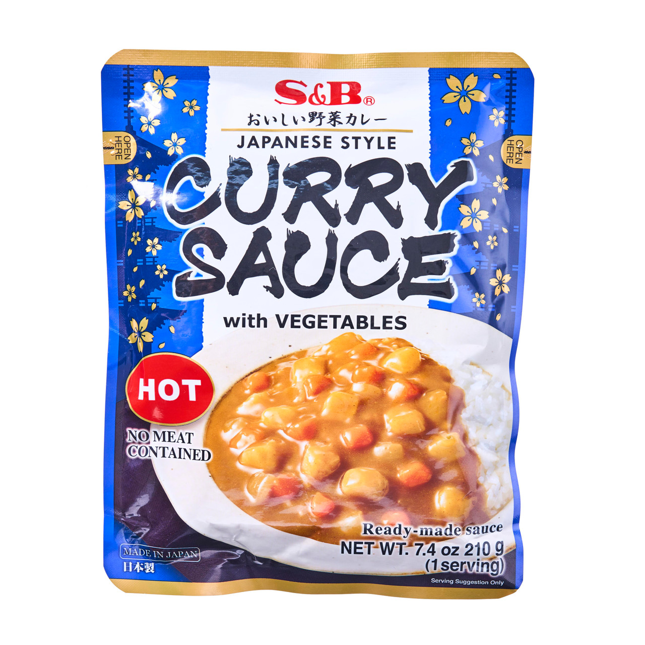 S&B Golden Curry, Medium Hot - 220 g, 12 servings - Japan Centre