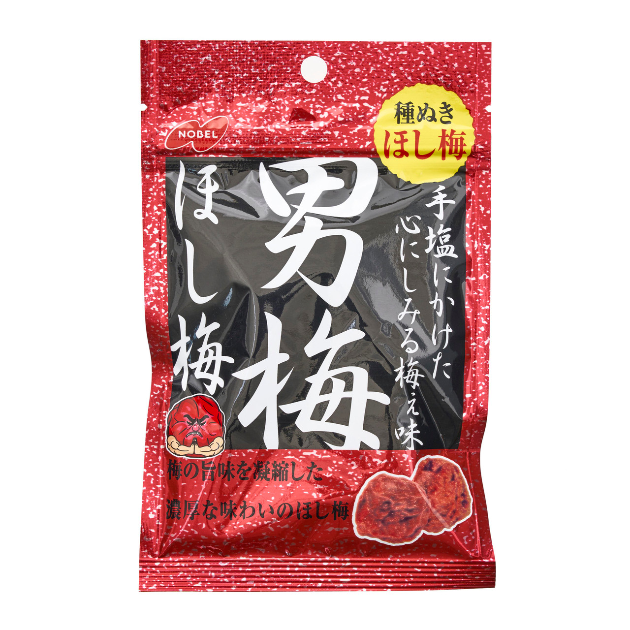 Nobel Otoko-Ume Hoshi Ume Dried Pickled Plum Snacks - 20 g