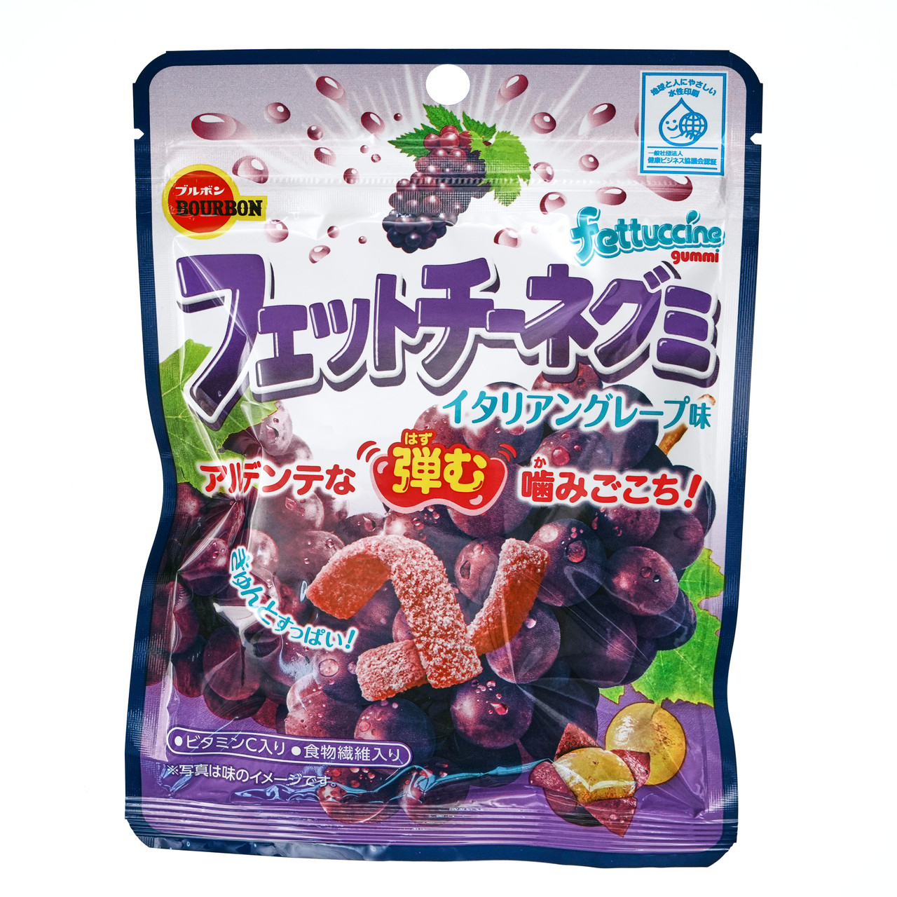 Bourbon Fettuccine Italian Grape Gummy Candy - 50 g - ジャパンセンター