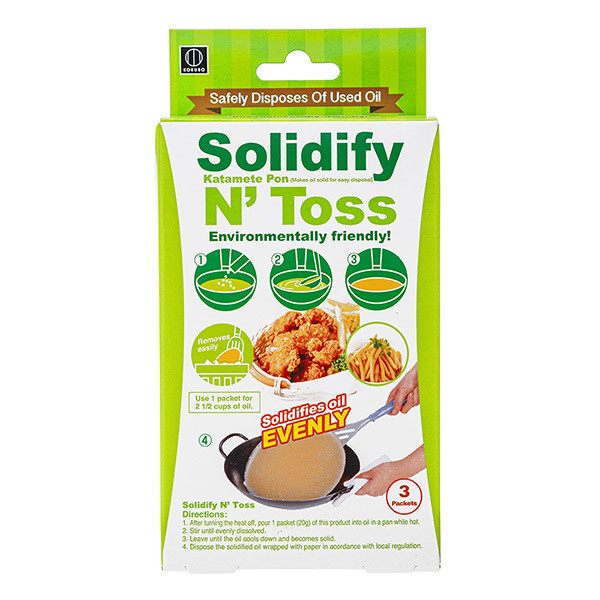 Kokubo Solidify N'Toss Oil Hardening Clean Up Powder - 80 g