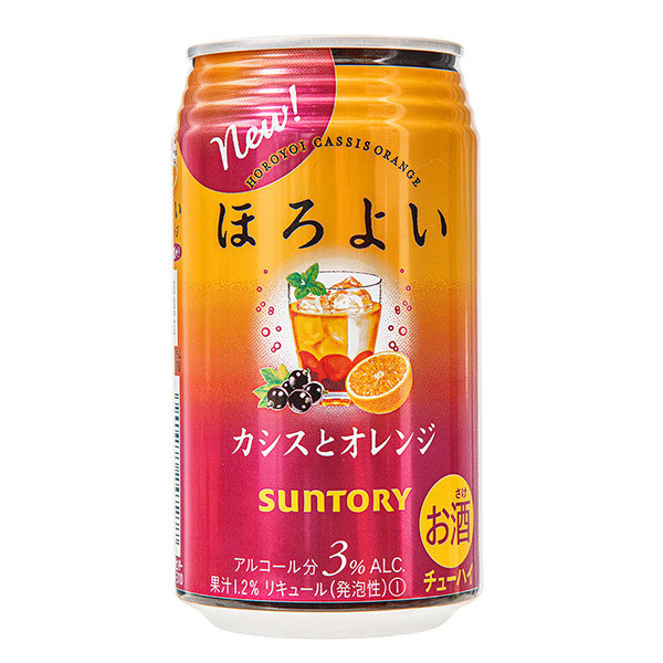 Suntory Horoyoi Cassis Orange Blackcurrant and Orange Chuhai Spritzer 350ml