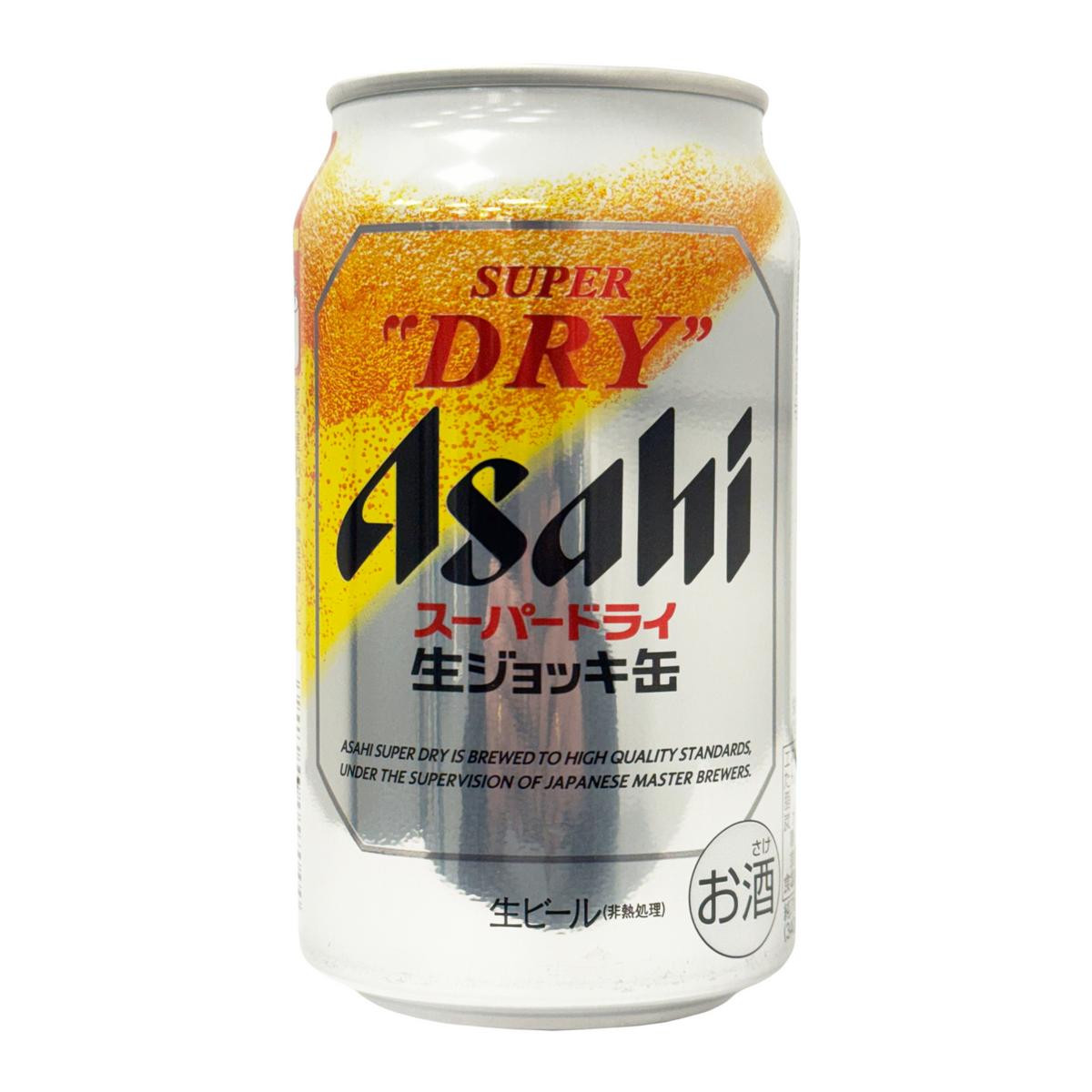 Asahi Super Dry Draught Beer - 340 ml - ジャパンセンター