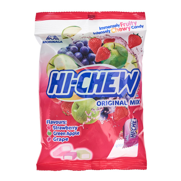 Morinaga Hi Chew Candy Original Mix Strawberry, Green Apple