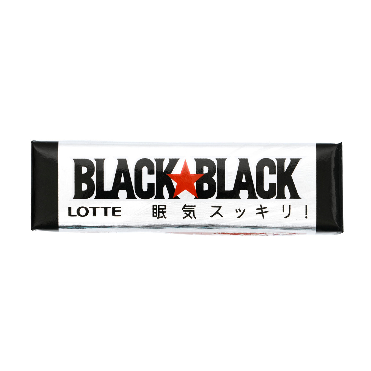 Lotte Black Black Caffeine Chewing Gum - 26 g, 9 pieces - Japan Centre