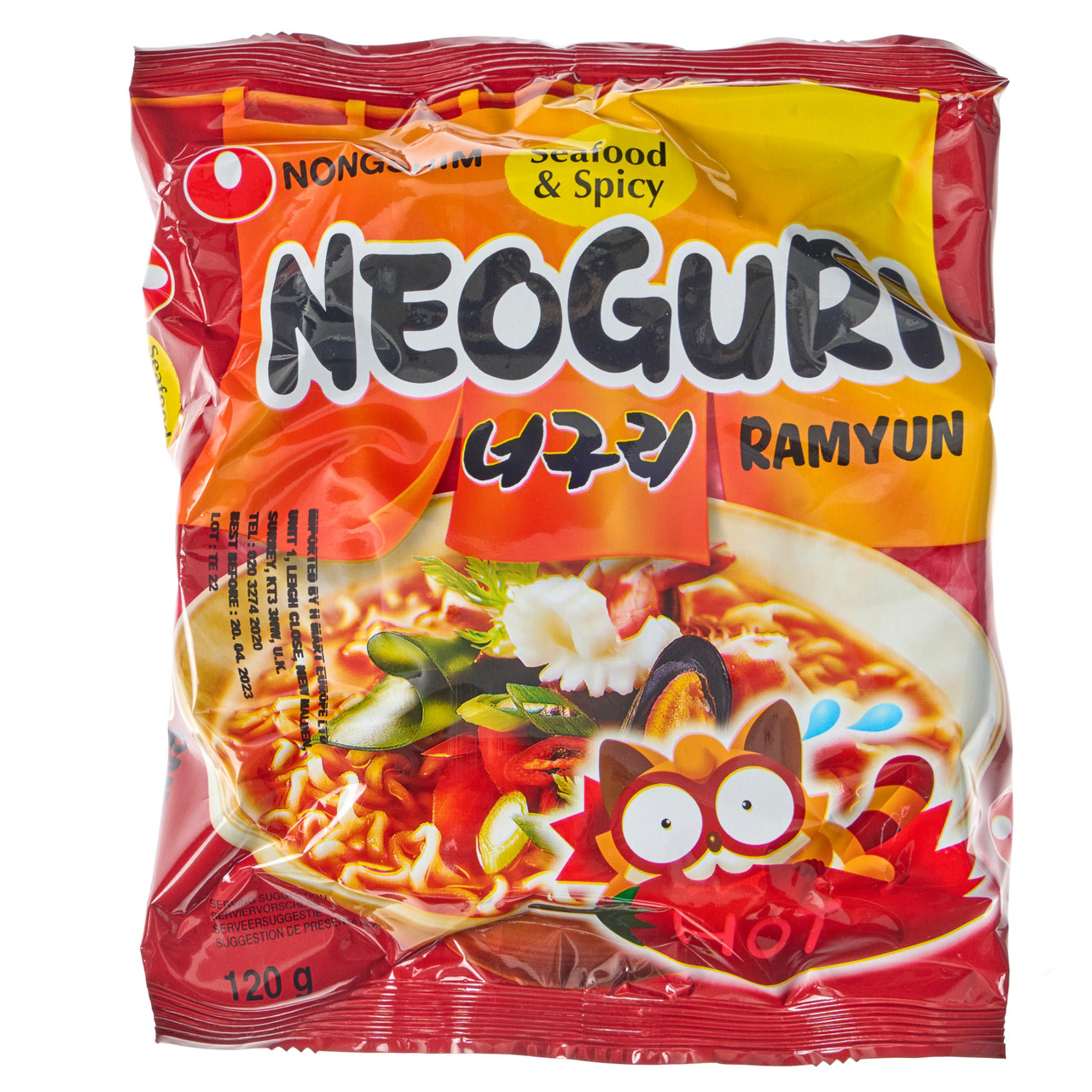 Seafood　Nong　g　Shim　Neoguri　Spicy　Ramen　120　ジャパンセンター