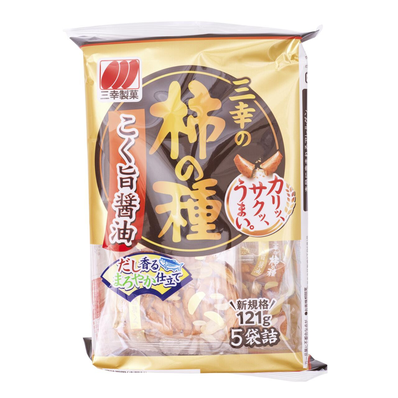 Sanko Seika Kaki no Tane Rice Crackers - 130 g, 5 packs - Japan Centre