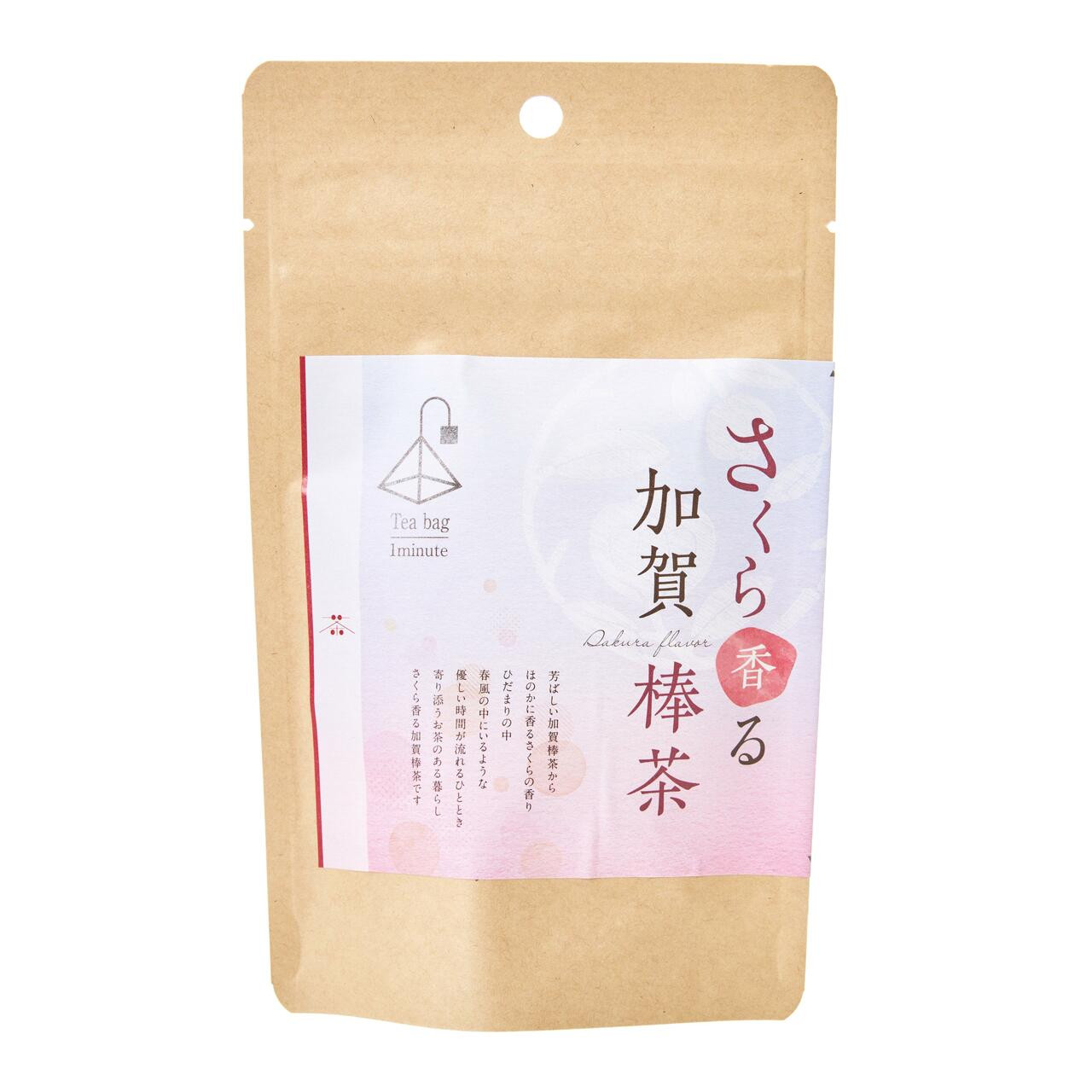 Chanomi Kaga Boucha Sakura Flavour Tea - 16 g, 8 teabags