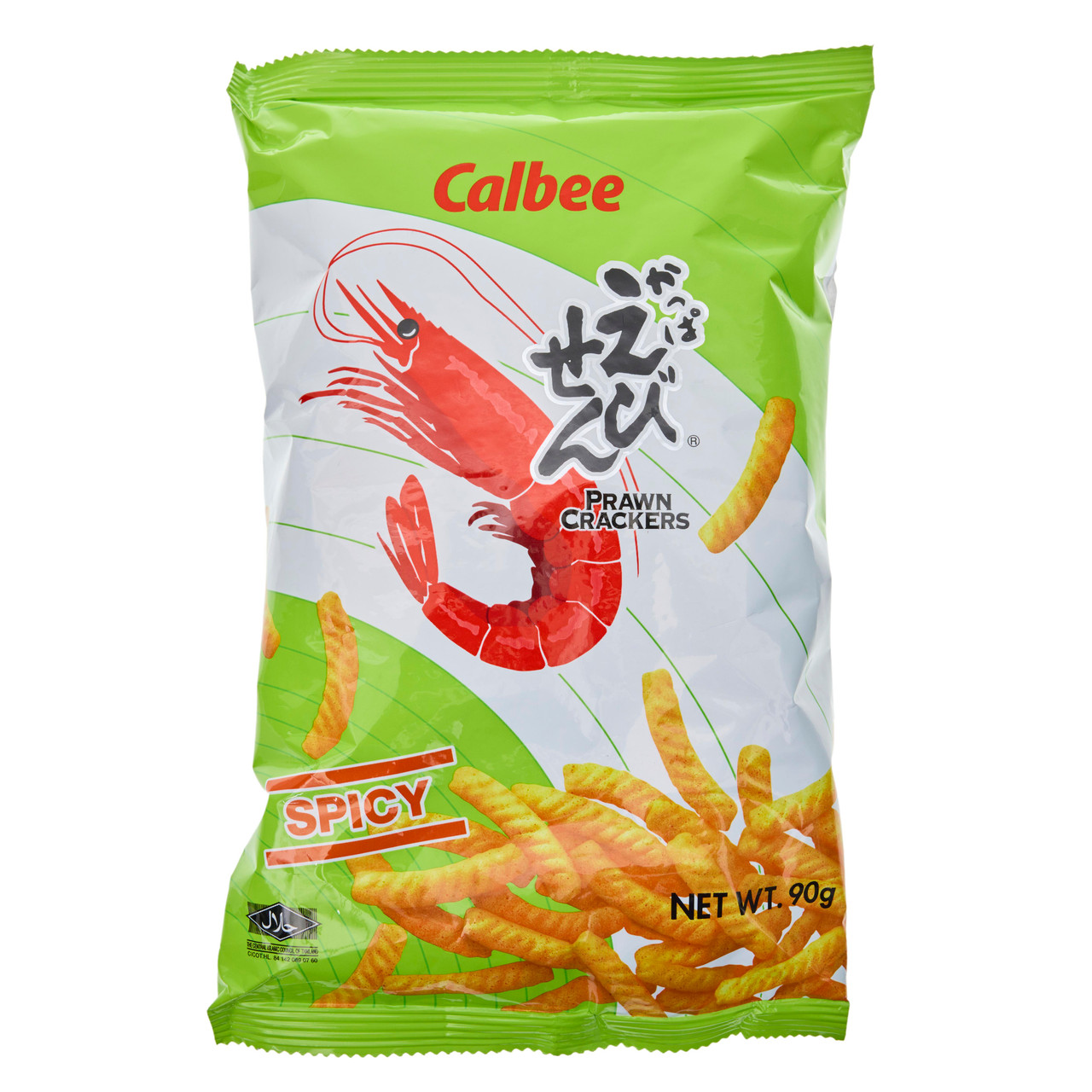 Calbee Spicy Prawn Crackers - 90 g - ジャパンセンター