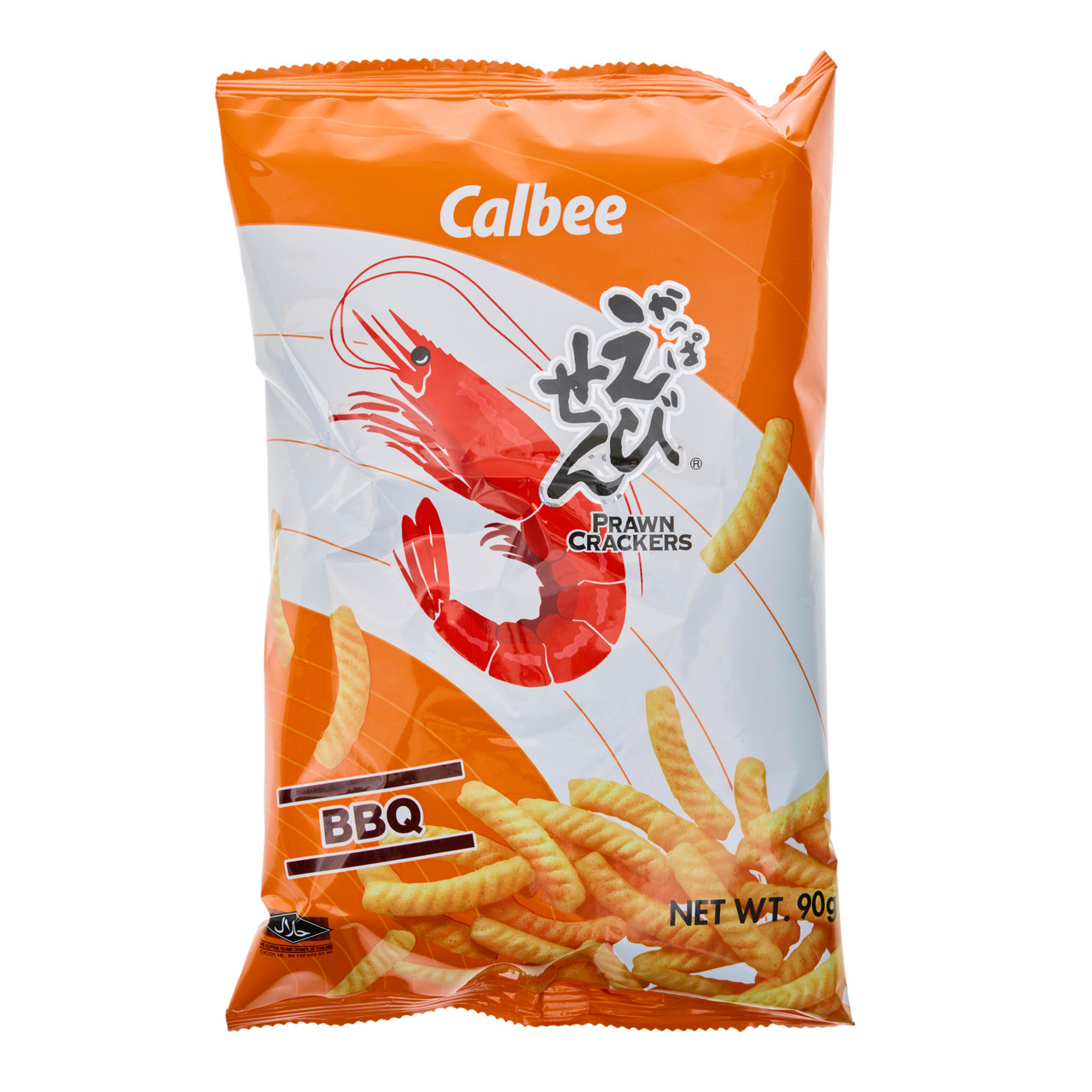 Calbee BBQ Flavoured Prawn Crackers - 90 g - ジャパンセンター