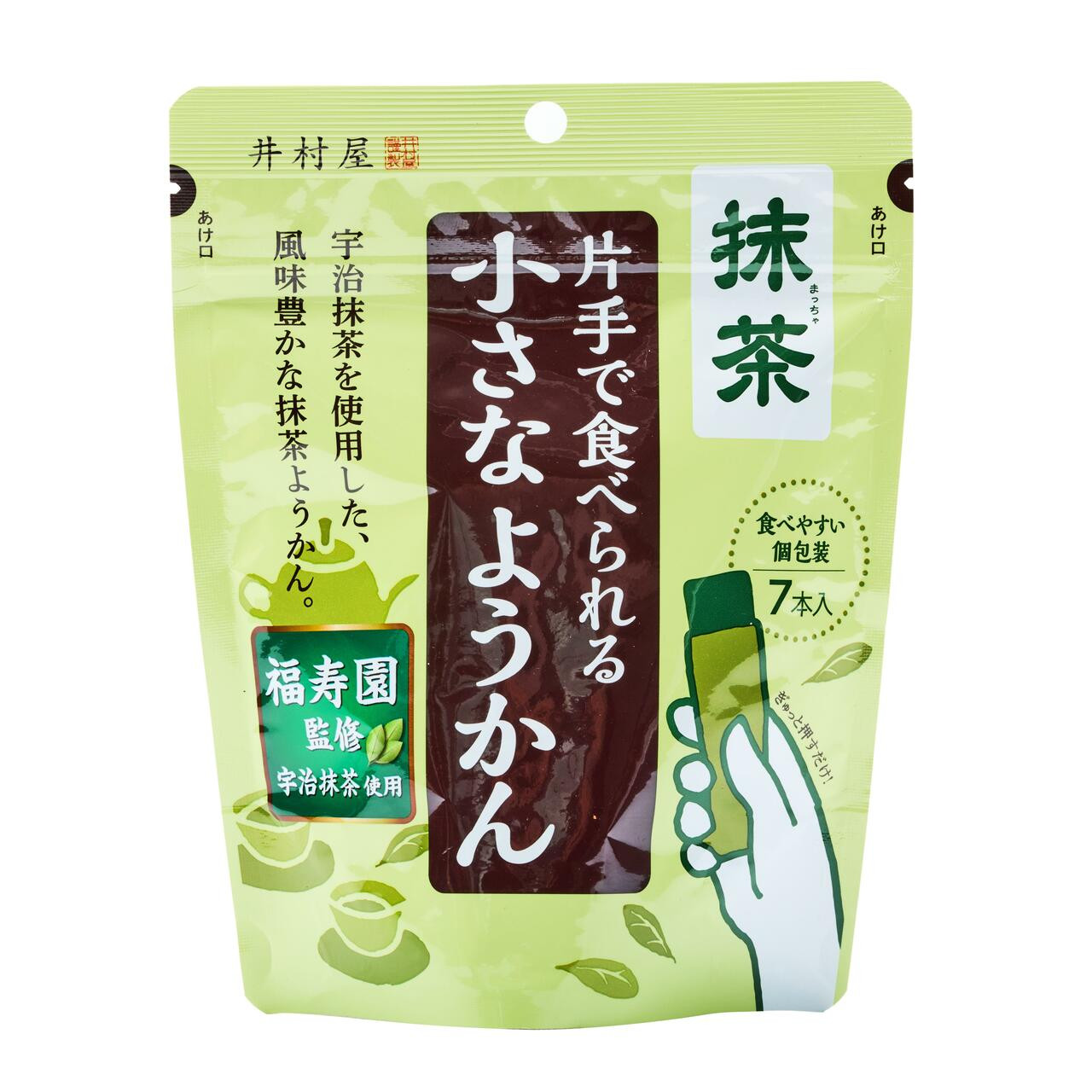 Imuraya Squeezable Yokan Rich Matcha Jelly Sticks - 98 g