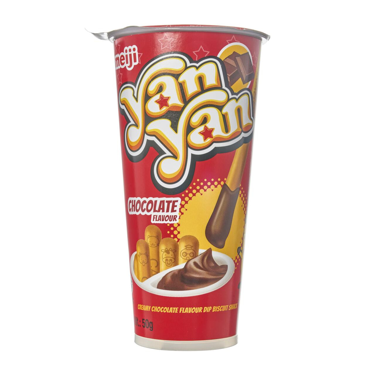 Meiji YanYan Biscuits with Chocolate Cream Dip (Singaporean) - 50