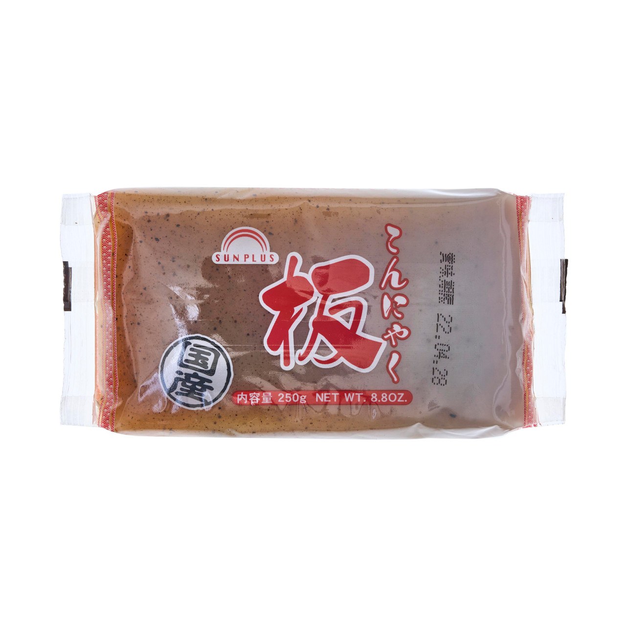 Sunplus Yam Cake Konnyaku Black - 250 g - ジャパンセンター