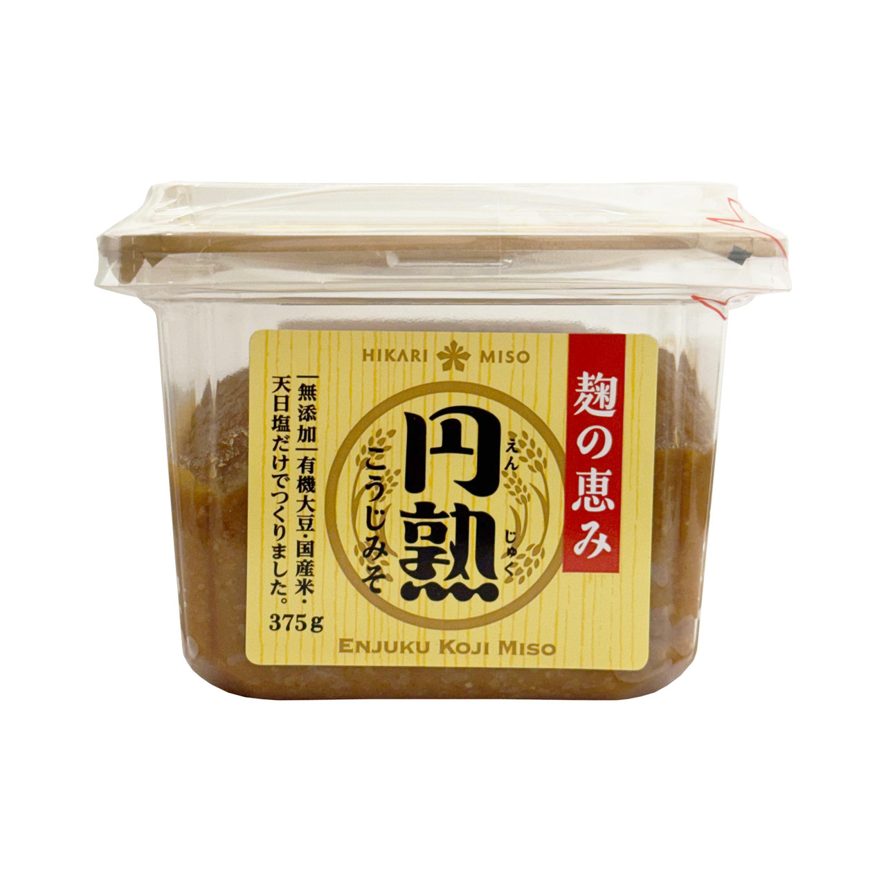 Hikari Enjuku Additive Free Koji Miso - 375 g - ジャパンセンター