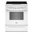 Whirlpool® 30-inch Electric Smart Range with Air Cooking Technology and Steam Clean YWSES4530TW