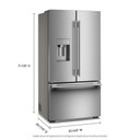 Kitchenaid® Counter-Depth French Door Refrigerator with External Water Dispenser KRFC736SPS