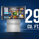 Maytag® 29 Cu. Ft. XL Capacity French Door Bottom Mount Refrigerator with In-Door-Ice® Dispensing System MRMF5436TZ