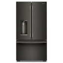 Kitchenaid® Counter-Depth French Door Refrigerator with Intelligent Auto Fill KRFC536SBE