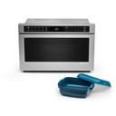 Kitchenaid® 24" Under-Counter Microwave Oven Drawer with Steam Cooking KMBD524TPS