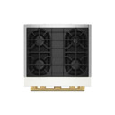 KitchenAid® 30-Inch 4 Burner Commercial-Style Dual Fuel Range with No Preheat Air Fry Mode KFDS930SPL