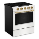 Kitchenaid® 5.0 Cu. Ft. Smart Slide-in Gas Range with Convection Cooking Modes and 2-in-1 Burner KSGS530SPL