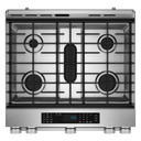 Kitchenaid® 30-Inch 5 Burner Gas Convection Slide-In Range with Baking Drawer KSGS730TPS