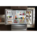 Whirlpool® 36-Inch Wide French Door Refrigerator - 25 cu. ft. WRX735SDHW