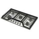 Whirlpool® 36-inch Gas Cooktop with EZ-2-Lift™ Hinged Cast-Iron Grates WCGK5036PS